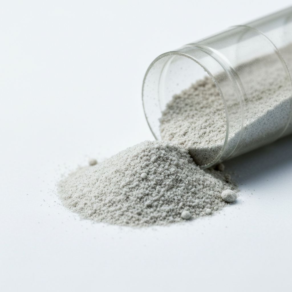 Open vegetable capsule with powder