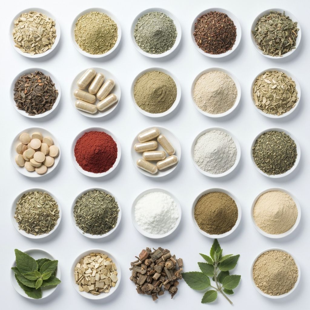 Variety of ingredients and forms